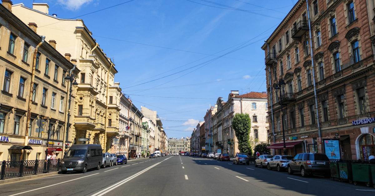 clear-sky-over-street-in-town-8442892