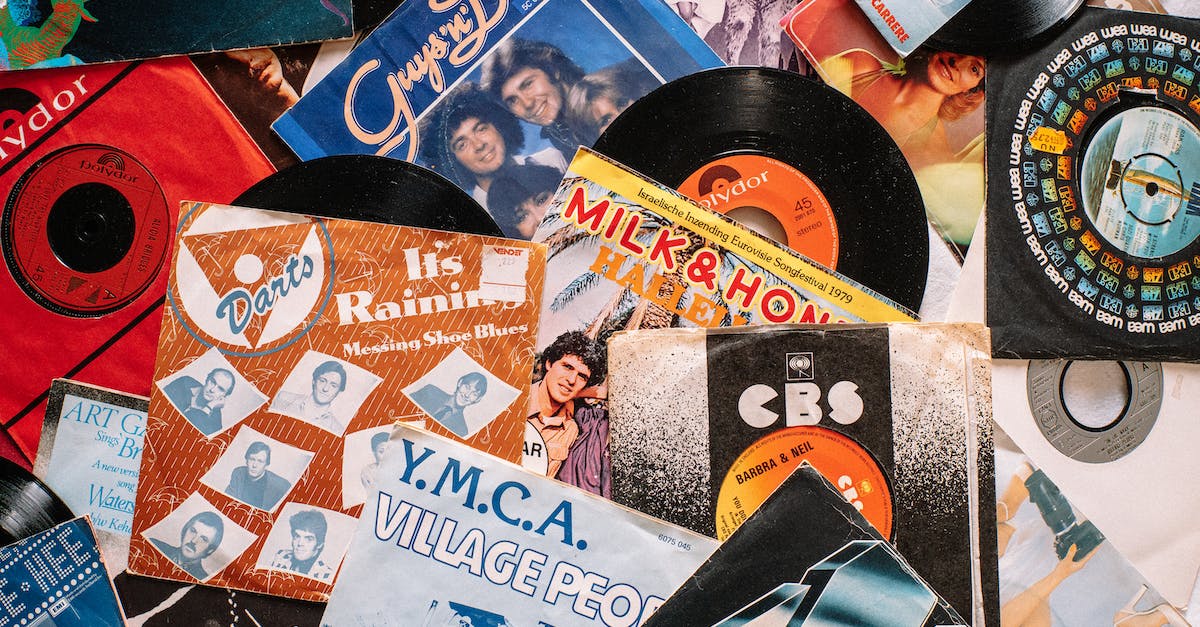 set-of-retro-vinyl-records-on-table-1221195